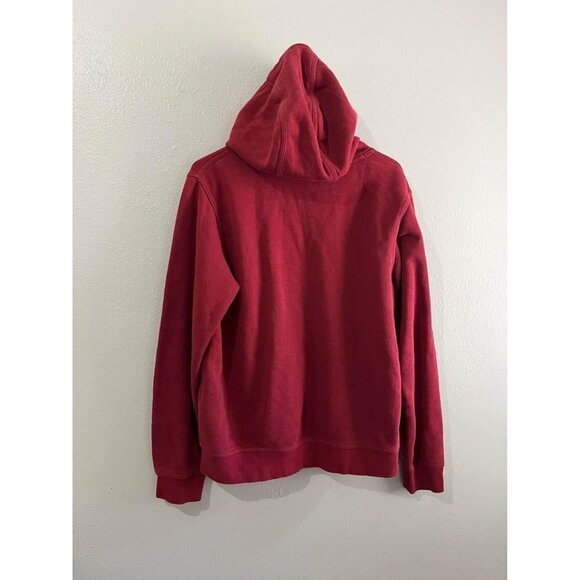 Nike Burgundy Mens Hoodie With Pockets Size Small - Picture 8 of 9